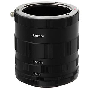 Fotodiox Macro Extension Tube Set for Nikon F Mount SLR Cameras for Extreme Close-up Photography
