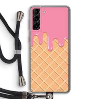 Ice cream: Samsung Galaxy S21 Plus Transparant Hoesje met koord