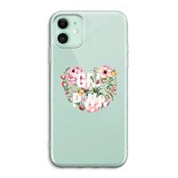 GRL PWR Flower: iPhone 11 Transparant Hoesje