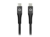 Mobilize Mobilize Strong Nylon Cable USB-C to USB-C 1m. 100W Black