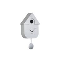 Karlsson Wandklok Modern Cuckoo - Metallic Zilver