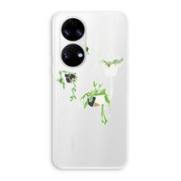 Hang In There: Huawei P50 Transparant Hoesje