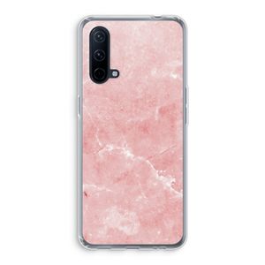 Roze marmer: OnePlus Nord CE 5G Transparant Hoesje