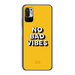 No Bad Vibes: Xiaomi Redmi Note 10 5G Transparant Hoesje