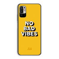 No Bad Vibes: Xiaomi Redmi Note 10 5G Transparant Hoesje