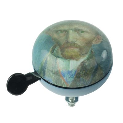 Widek fietsbel dingdong groot vincent van gogh, 80mm, op kaart
