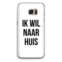 Ik wil naar huis: Samsung Galaxy S7 Edge Transparant Hoesje