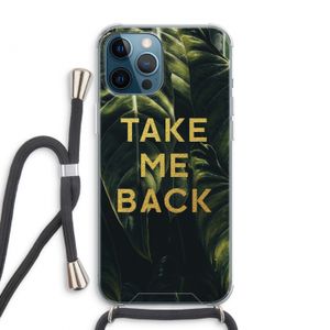 Take me back: iPhone 12 Pro Max Transparant Hoesje met koord