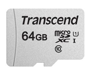 Transcend 300S 64GB MicroSDXC UHS-I Klasse 10 flashgeheugen