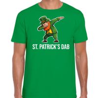 St. Patricks dab / St. Patricks day t-shirt / kostuum groen heren