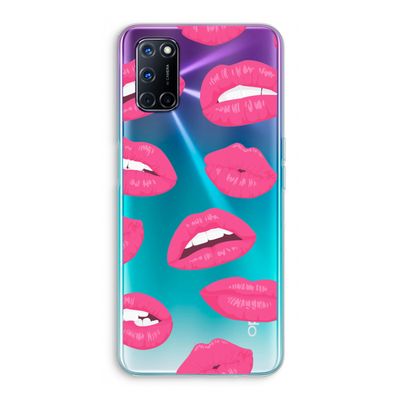 Bite my lip: Oppo A72 Transparant Hoesje
