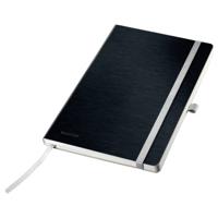 Leitz 44871094 Notitieboek Gelijnd Satijn-zwart Aantal paginas: 80 DIN A5