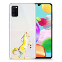 Samsung Galaxy A41 Telefoonhoesje met Naam Horse Color