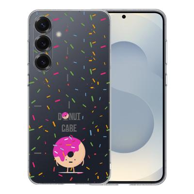 TPU Hoesje Samsung Galaxy S25 - Hoesje Donut Roze Backcover TPU Hoesje Samsung Galaxy S25 - Hoesje Donut Roze Backcover