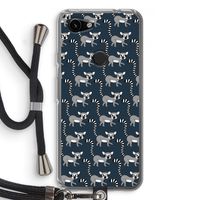 Makis: Pixel 3a Transparant Hoesje met koord