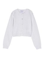 Simonetta cardigan métallisé en laine mélangée - Gris