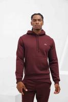 Lacoste Fleece Hoodie Heren Donkerrood - Maat L - Kleur: Rood | Soccerfanshop
