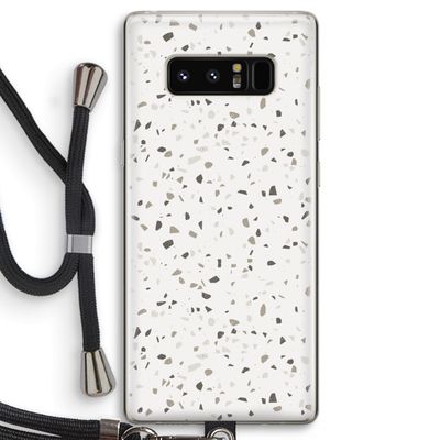 Terrazzo N°14: Samsung Galaxy Note 8 Transparant Hoesje met koord