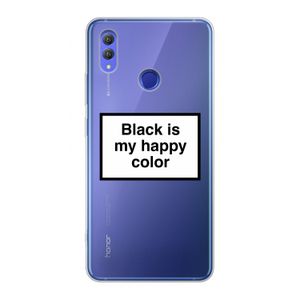 Black is my happy color: Honor Note 10 Transparant Hoesje
