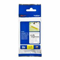 Gelamineerde Tape voor Labelmakers Brother TZeS241 Wit Grijs Zwart/Wit 18 mm