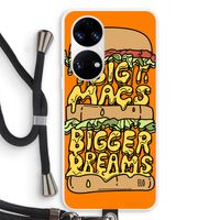 Big Macs Bigger Dreams: Huawei P50 Transparant Hoesje met koord