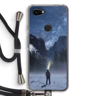 Wanderlust: Pixel 3a Transparant Hoesje met koord