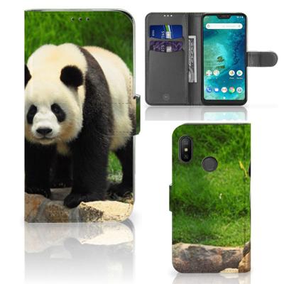 Xiaomi Mi A2 Lite | Telefoonhoesje | Met pasjeshouder | Panda