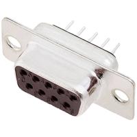 encitech DD09-FTBS 2103-0100-11 D-sub female connector 180 ° Aantal polen: 9 Soldeerpennen 1 stuk(s) Tray