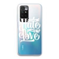 Turn hate into love: Xiaomi Redmi 10 Transparant Hoesje