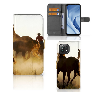 Xiaomi 11 Lite 5G NE | Mi 11 Lite Telefoonhoesje met Pasjes Design Cowboy