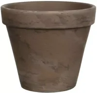 Mica Decorations bloempot Stan 15,5x13,5 cm grijs basalt
