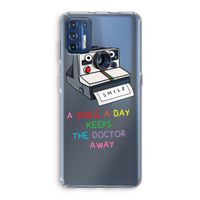 Smile: Motorola Moto G9 Plus Transparant Hoesje