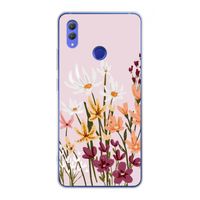 Painted wildflowers: Honor Note 10 Transparant Hoesje