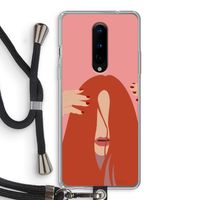 Woke up like this: OnePlus 8 Transparant Hoesje met koord