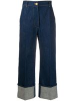 Patou jean Iconic à chevilles resserrées - Bleu