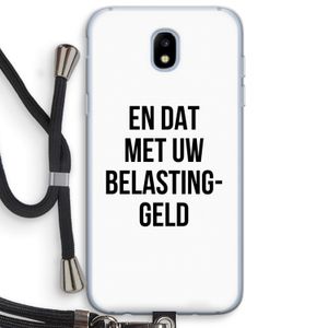Belastinggeld: Samsung Galaxy J5 (2017) Transparant Hoesje met koord