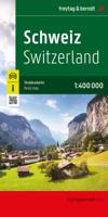 Wegenkaart - landkaart Schweiz - Zwitserland | Freytag & Berndt