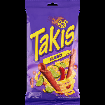 Takis Fuego Chilli and Lime Flavoured Fried Corn Snack 100 g bij Jumbo
