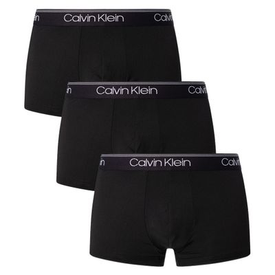Calvin Klein microfiber trunk 3-pack zwart