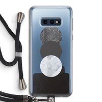 Marmeren cirkels: Samsung Galaxy S10e Transparant Hoesje met koord