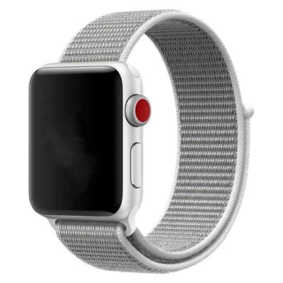 Apple Watch Nylon Geweven Sport Band - Zeeschelp - 44, 45, 46 & 49mm Apple Watch Nylon Geweven Sport Band - Zeeschelp - 44, 45, 46 & 49mm