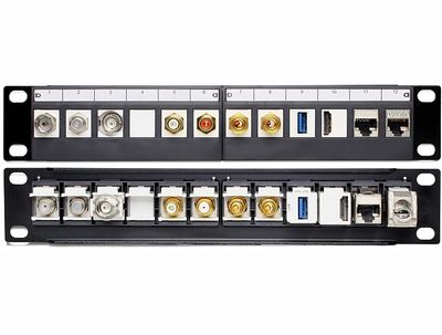 DeLOCK Keystone Patchpanel 10" 12 Port patchpaneel