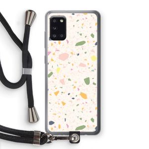 Terrazzo N°21: Samsung Galaxy A31 Transparant Hoesje met koord