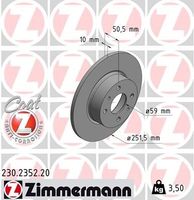 Remschijf Coat Z 230235220 Remschijf Coat Z 230235220