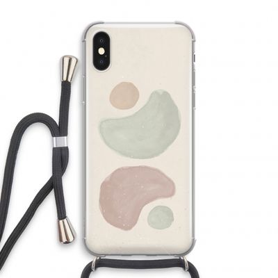 Geo #10: iPhone XS Transparant Hoesje met koord