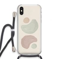 Geo #10: iPhone XS Transparant Hoesje met koord