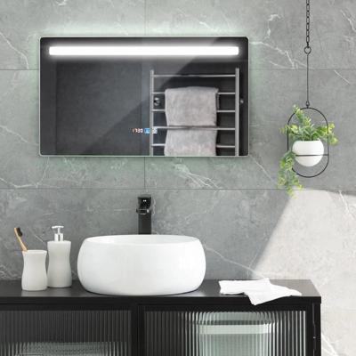 Badkamerspiegel met verwarming &apos;Bern&apos; 24W Anti-condens Touch Switch 700mm