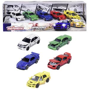 Majorette Auto Japan Series 5 stuks Kant-en-klaar model Personenauto (model)