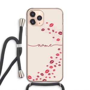 Kusjes: iPhone 11 Pro Transparant Hoesje met koord