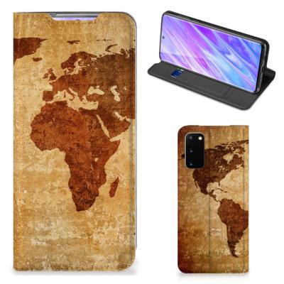 Samsung Galaxy S20 | Book Cover | Wereldkaart